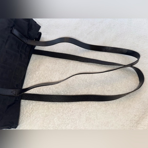 Fendi Vintage Zucca Canvas Black Tote Bag… - Picture 6 of 16